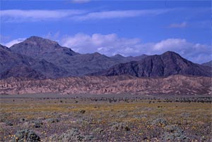 Mountains in Death Valley