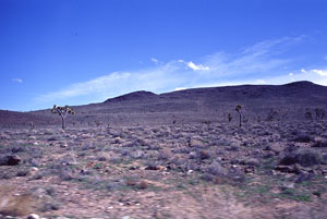 Roadside on the way to Death Valley